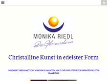 Tablet Screenshot of monika-riedl.com